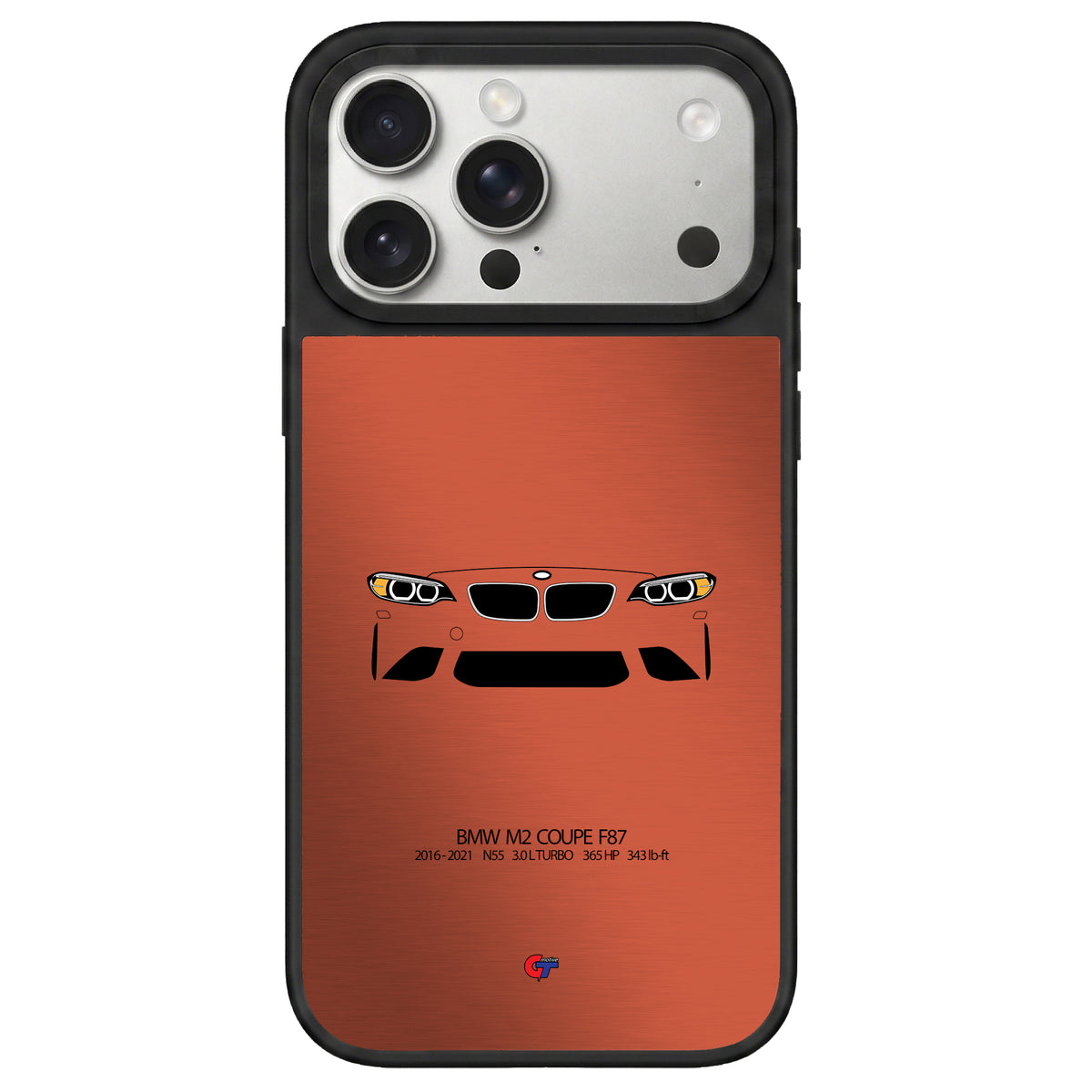 BMW M2 F87 iPhone Case-Orange-GTmotive Cases