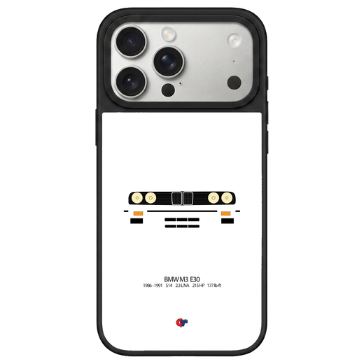 BMW M3 E30 iPhone Case-White-GTmotive Cases