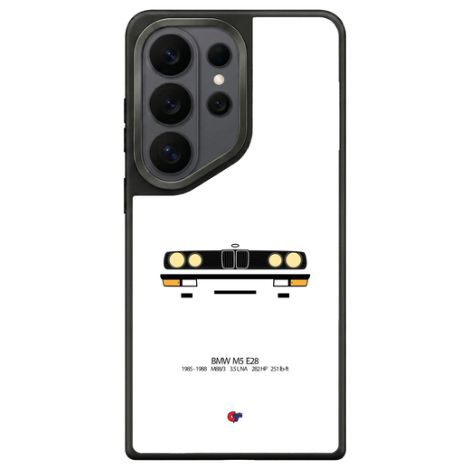 BMW M5 E28 Samsung Case-White-GTmotive Cases