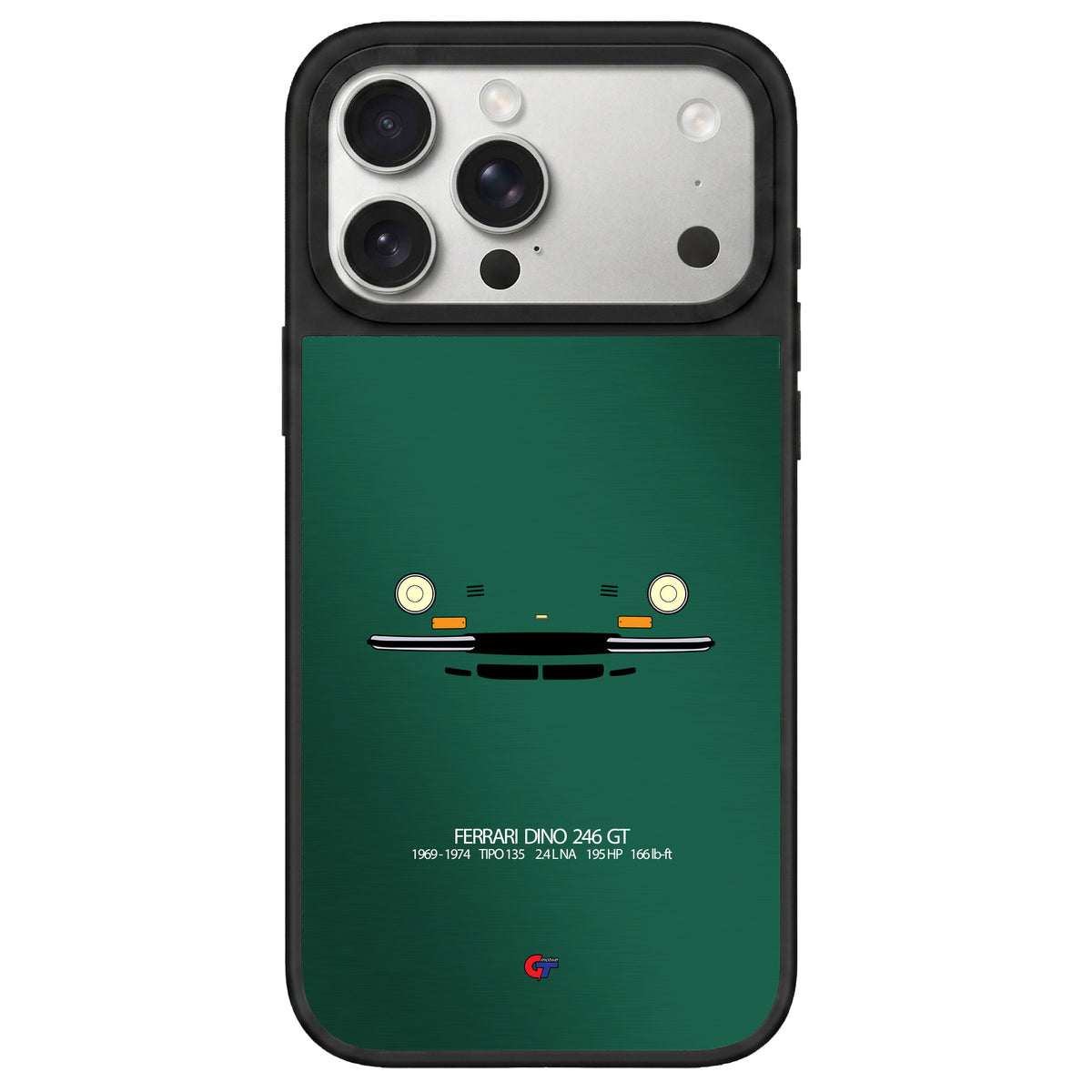 Ferrari Dino 246 GT iPhone Case-Green-GTmotive Cases