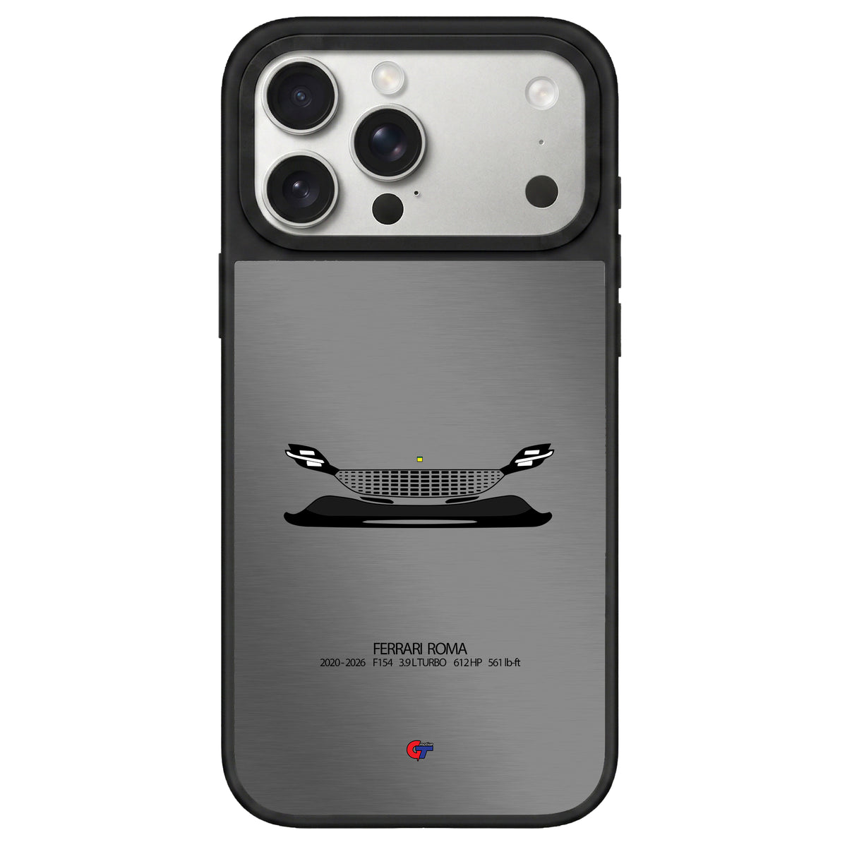 Ferrari Roma iPhone Case-Gray-GTmotive Cases