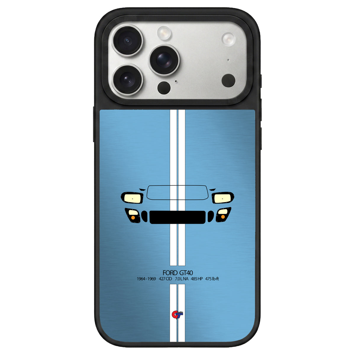 Ford GT40 iPhone Case-Blue-GTmotive Cases