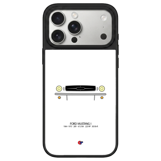 Ford Mustang 1 iPhone Case-White-GTmotive Cases