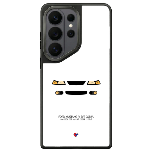 Ford Mustang IV Samsung Case-White-GTmotive Cases