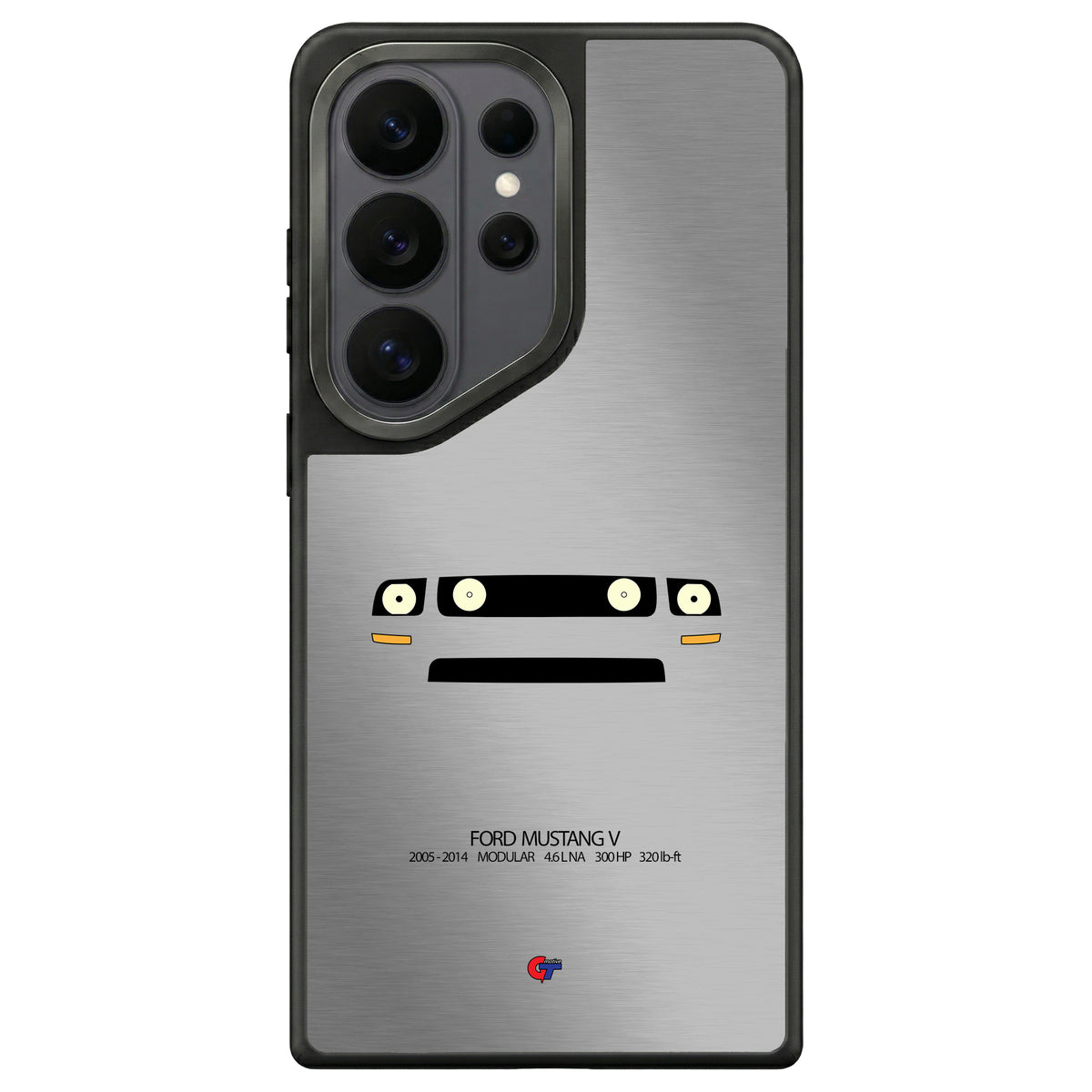 Ford Mustang V Samsung Case-Silver-GTmotive Cases