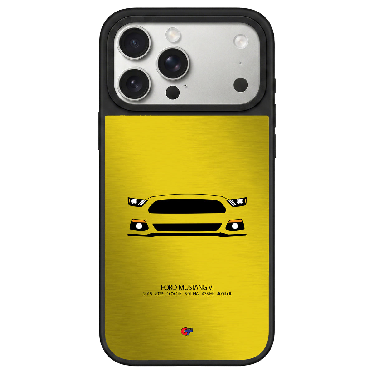 Ford Mustang VI iPhone Case-Yellow-GTmotive Cases