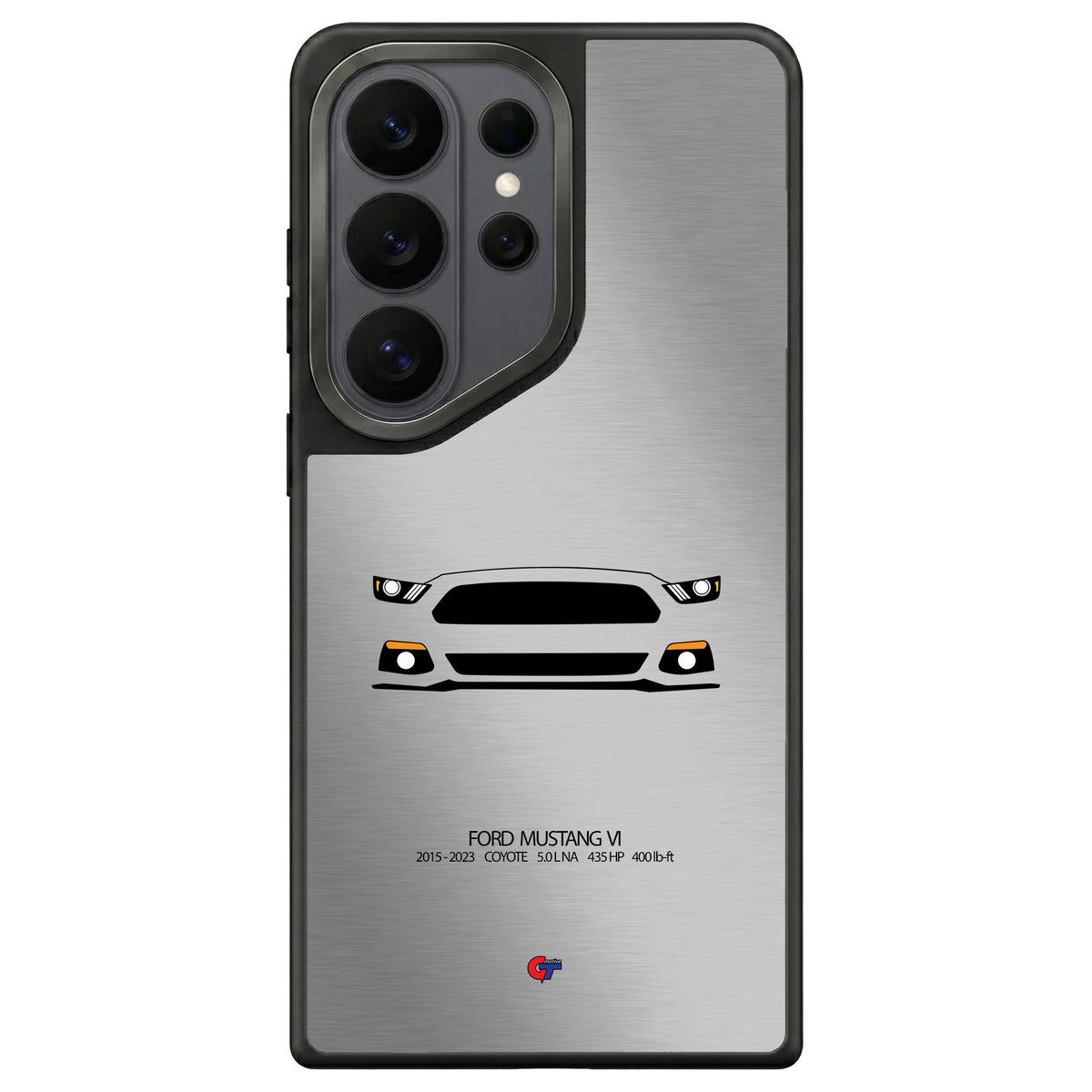 Ford Mustang VI Samsung Case-Silver-GTmotive Cases