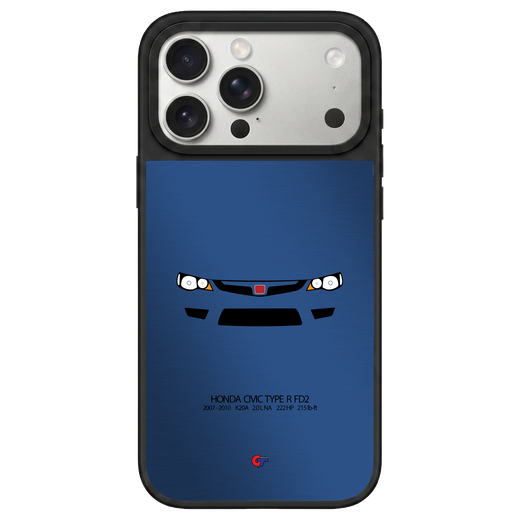 Honda Civic Type R FD2 iPhone Case-Blue-GTmotive Cases