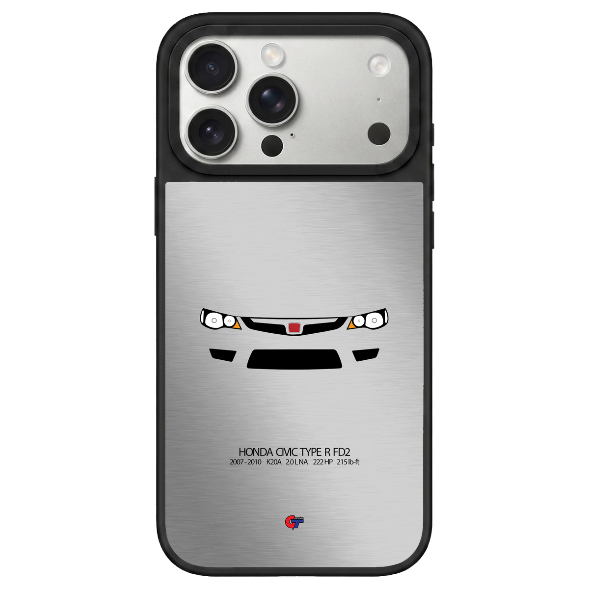 Honda Civic Type R FD2 iPhone Case-Silver-GTmotive Cases