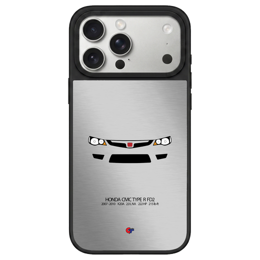 Honda Civic Type R FD2 iPhone Case-Silver-GTmotive Cases