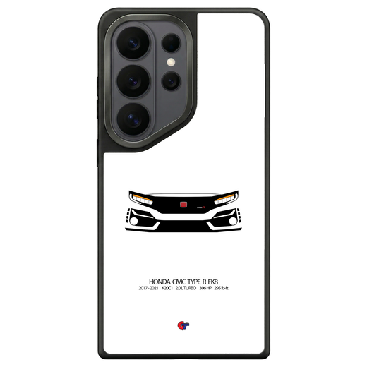 Honda Civic Type R FK8 Samsung Case-White-GTmotive Cases