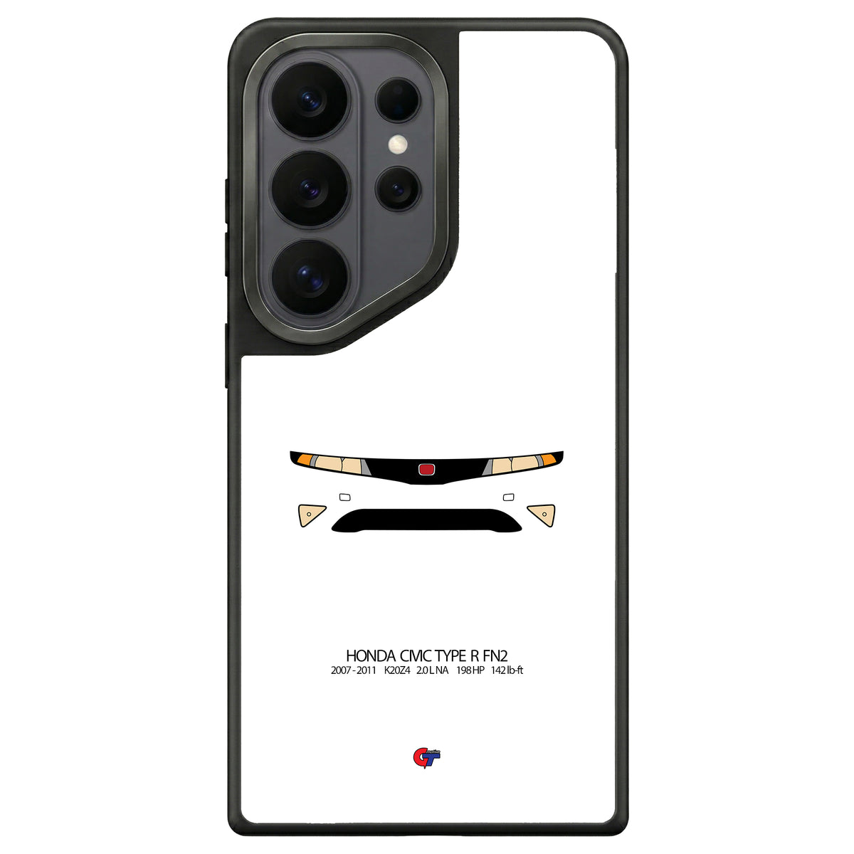 Honda Civic Type R FN2 Samsung Case-White-GTmotive Cases