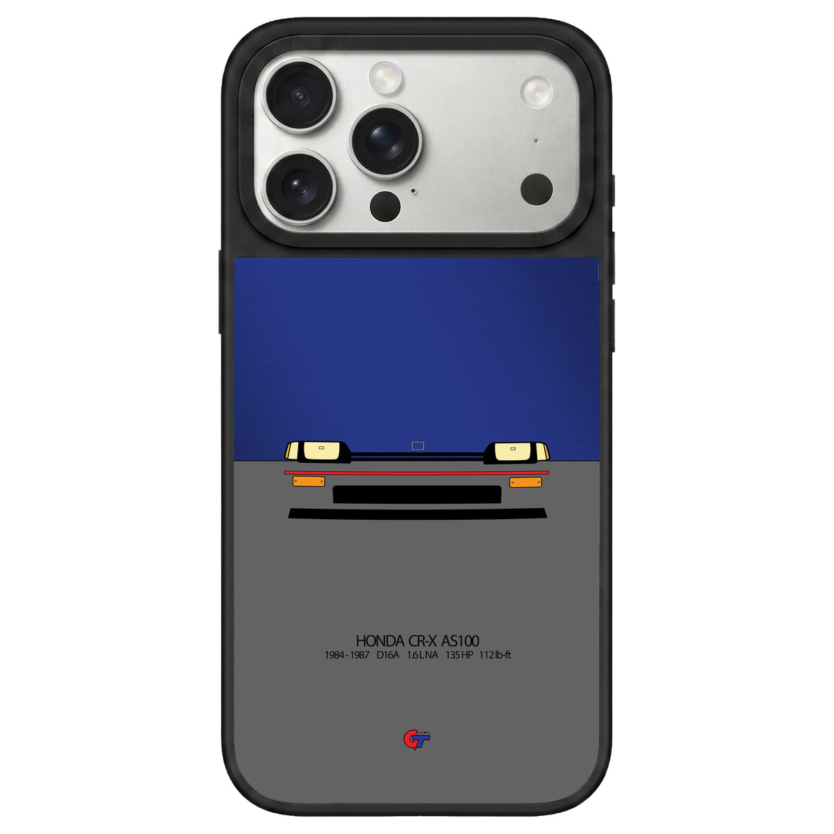 Honda CR-X 1st Gen iPhone Case-Blue-GTmotive Cases