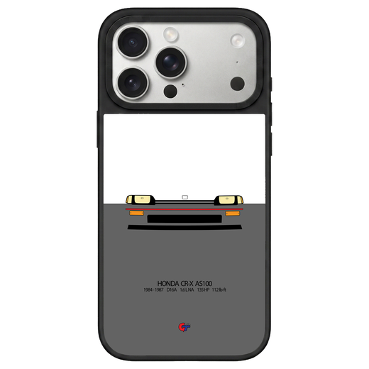 Honda CR-X 1st Gen iPhone Case-White-GTmotive Cases