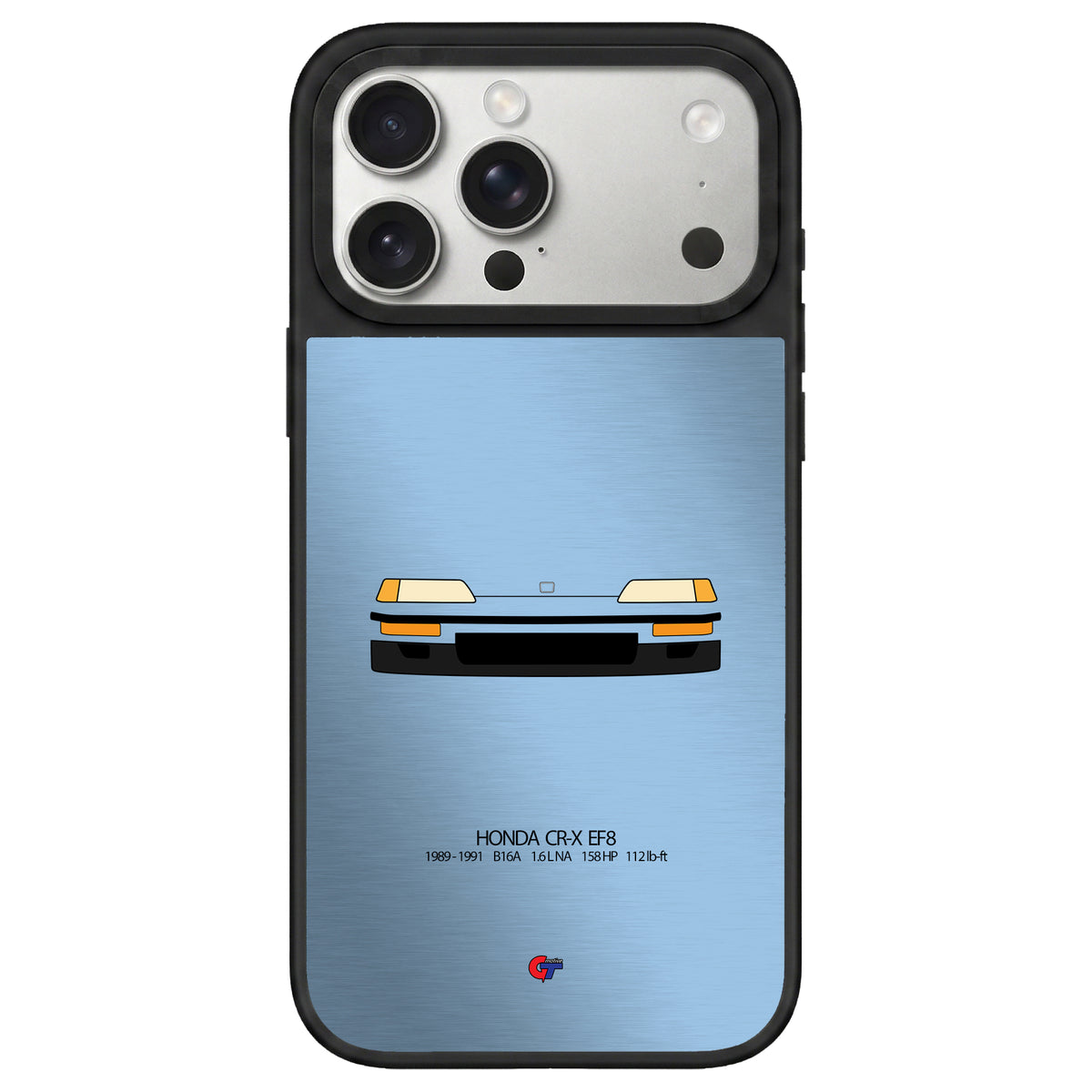 Honda CR-X 2nd Gen iPhone Case-Light Blue-GTmotive Cases
