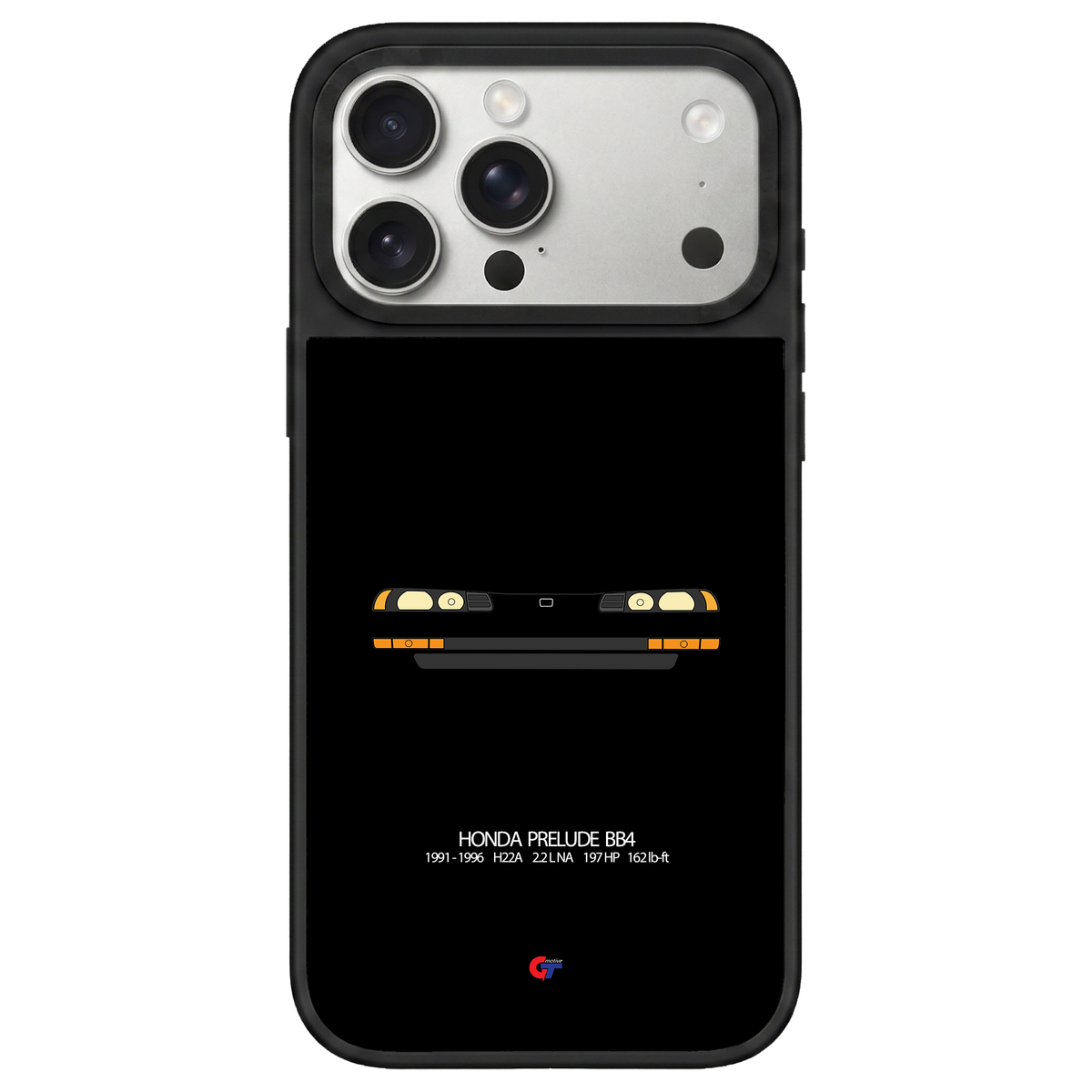 Honda Prelude 4th Gen iPhone Case-Black-GTmotive Cases