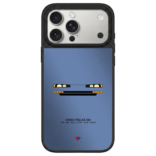 Honda Prelude 4th Gen iPhone Case-Light Blue-GTmotive Cases