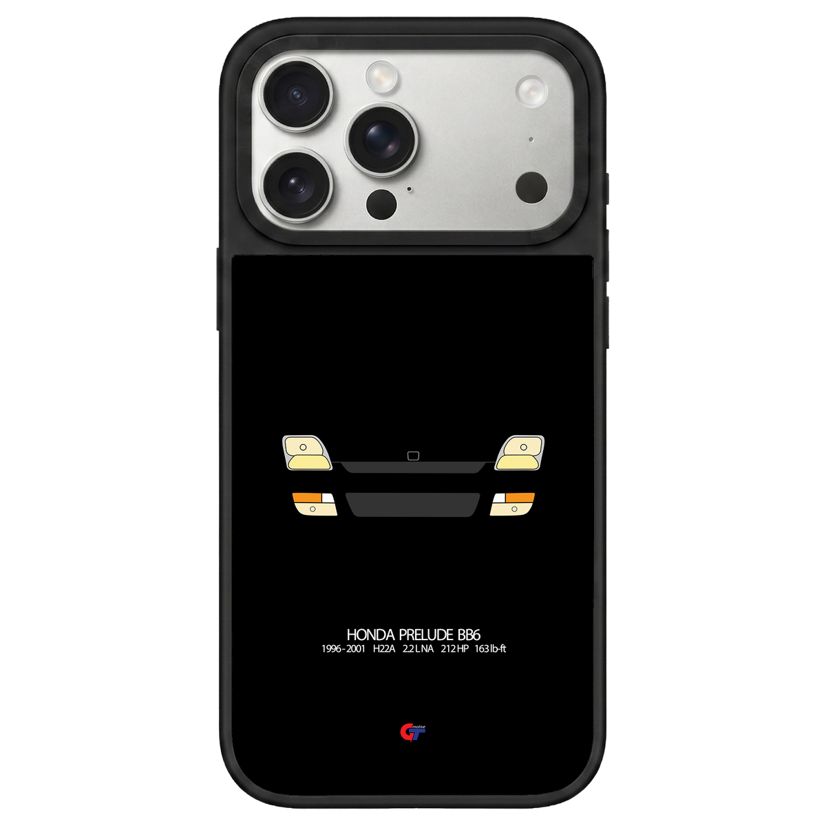 Honda Prelude 5th Gen iPhone Case-Black-GTmotive Cases