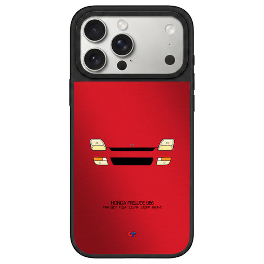 Honda Prelude 5th Gen iPhone Case-Red-GTmotive Cases