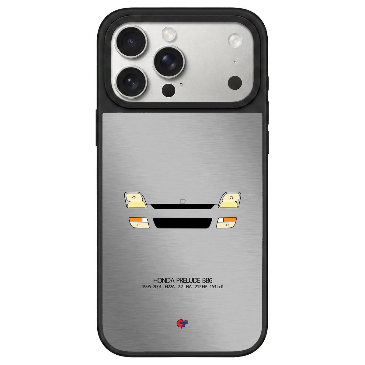 Honda Prelude 5th Gen iPhone Case-Silver-GTmotive Cases
