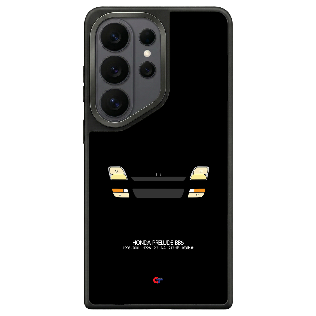 Honda Prelude 5th Gen Samsung Case-Black-GTmotive Cases