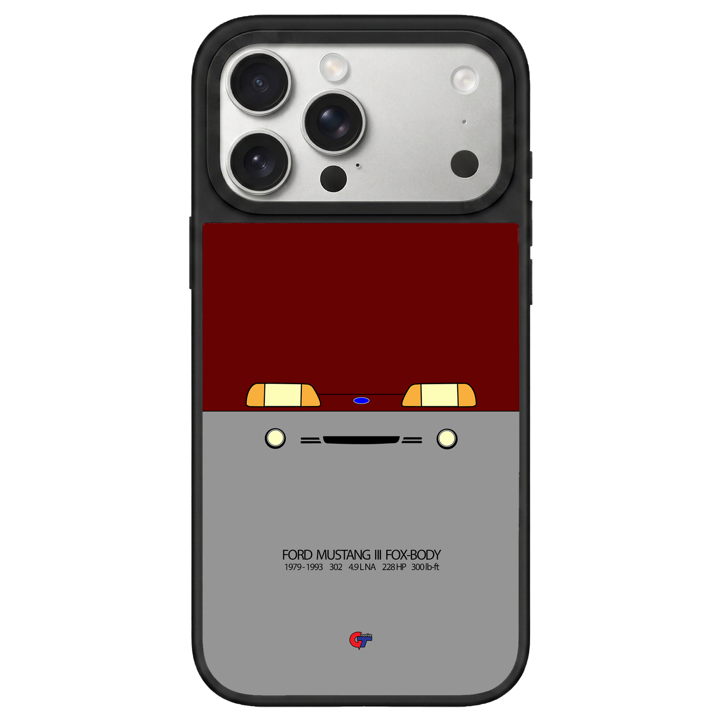 Ford Mustang III Foxbody iPhone Case