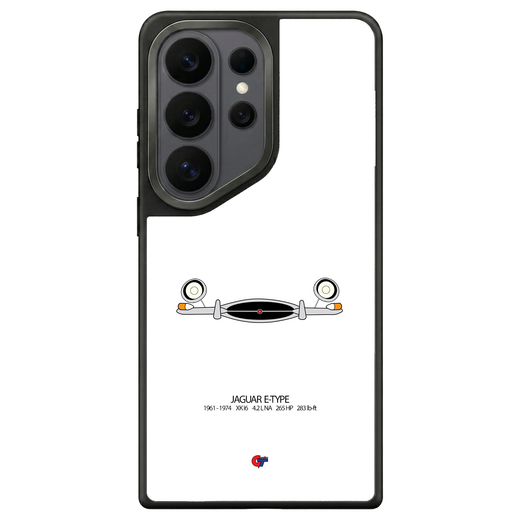 Jaguar E-Type Samsung Case-White-GTmotive Cases