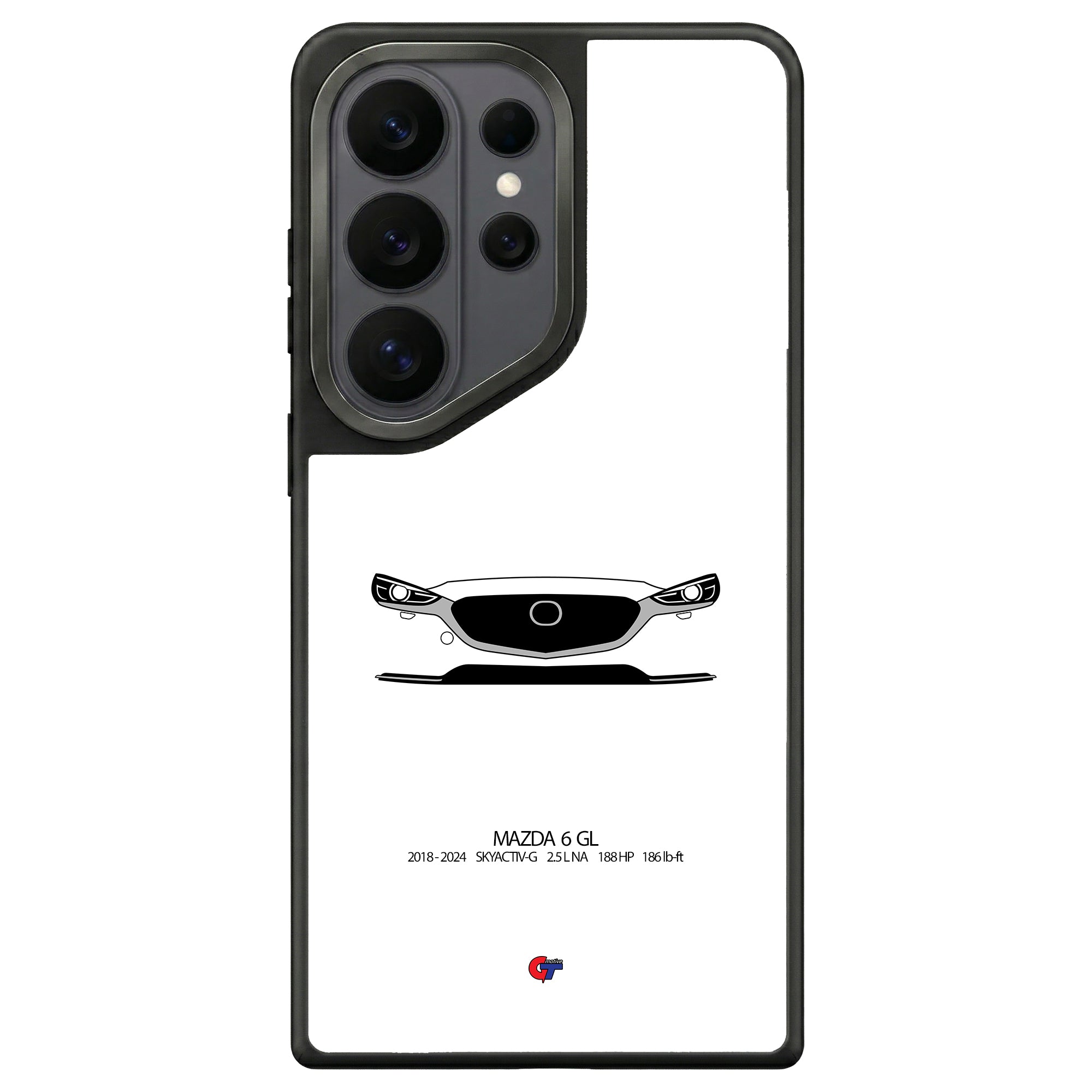 Mazda 6 GL Samsung Case-White-GTmotive Cases