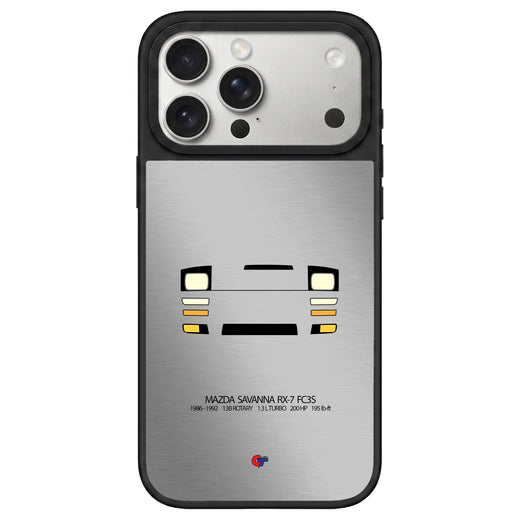 Mazda RX-7 FC3S iPhone Case-Silver-GTmotive Cases