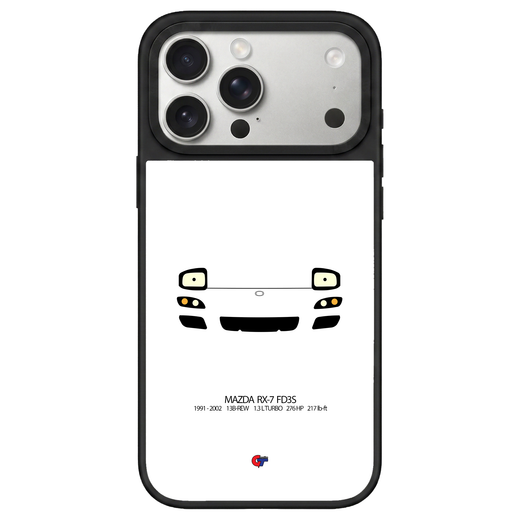Mazda RX-7 FD3S iPhone Case-White-GTmotive Cases