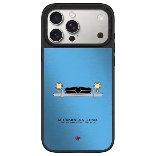 Mercedes-Benz 300SL Gullwing iPhone Case-Light Blue-GTmotive Cases