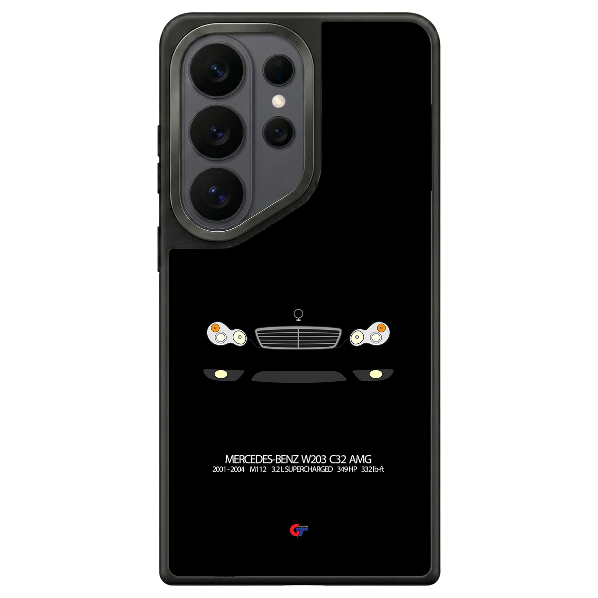 Mercedes-Benz W203 C32 AMG Samsung Case-Black-GTmotive Cases