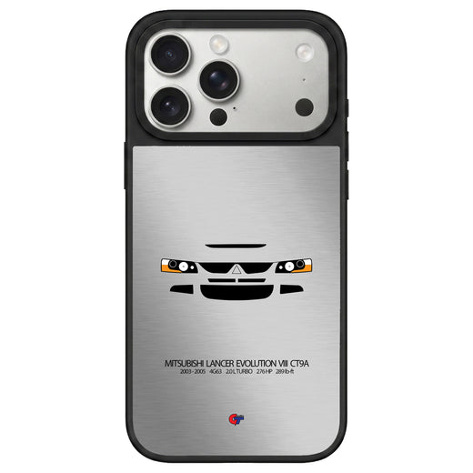 Mitsubishi Lancer Evolution VIII iPhone Case-Silver-GTmotive Cases