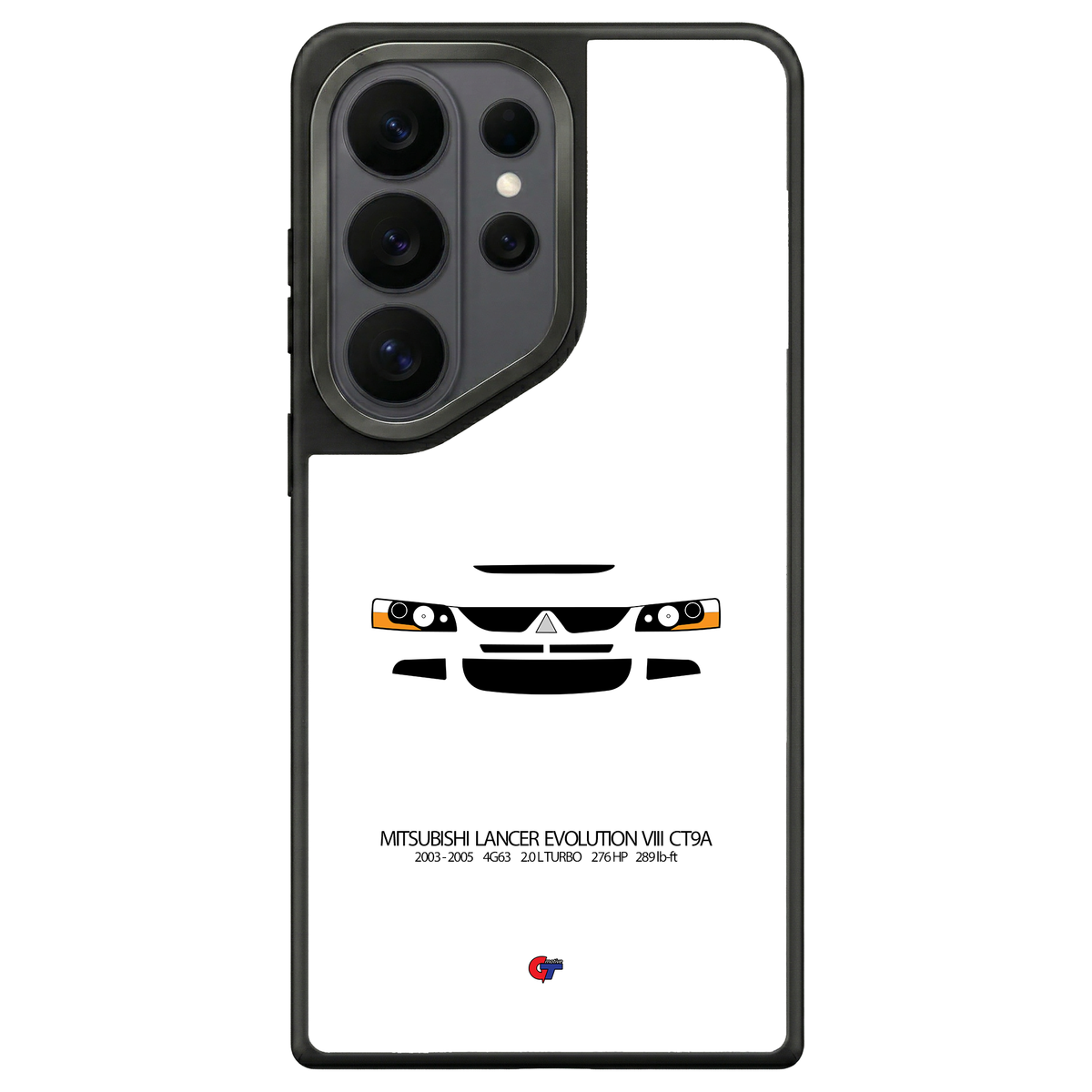 Mitsubishi Lancer Evolution VIII Samsung Case-White-GTmotive Cases