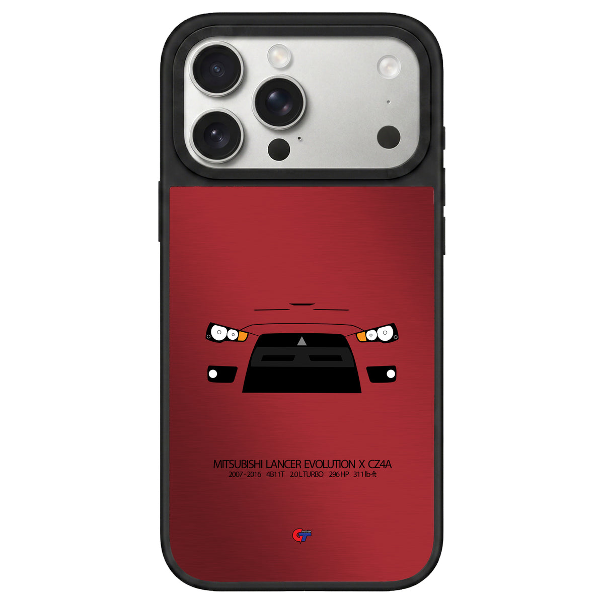 Mitsubishi Lancer Evolution X iPhone Case-Red-GTmotive Cases
