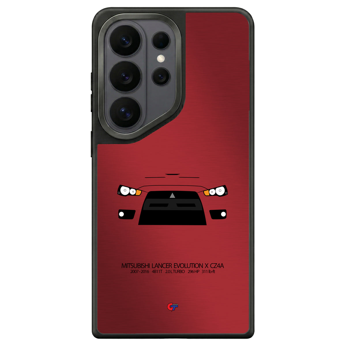 Mitsubishi Lancer Evolution X Samsung Case-Red-GTmotive Cases