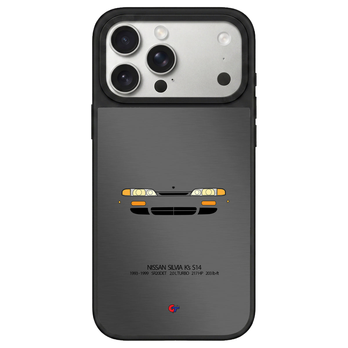Nissan Silvia S14 iPhone Case-Gray-GTmotive Cases