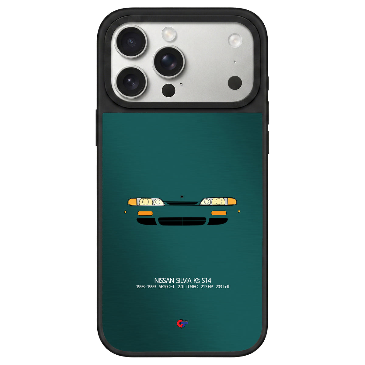 Nissan Silvia S14 iPhone Case-Green-GTmotive Cases