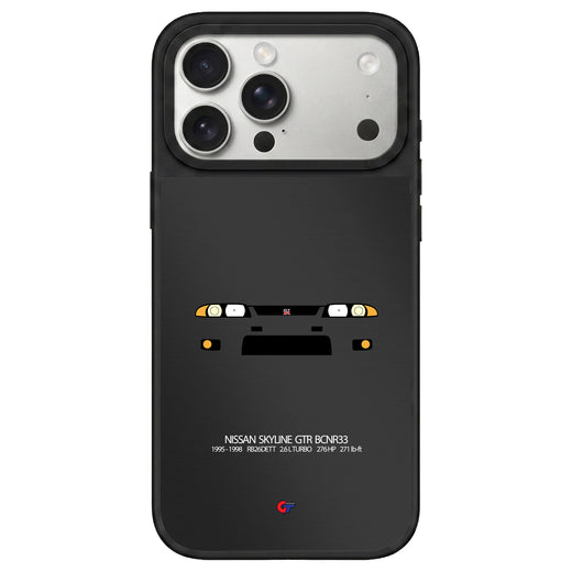 Nissan Skyline GTR BCNR33 iPhone Case-Gray-GTmotive Cases