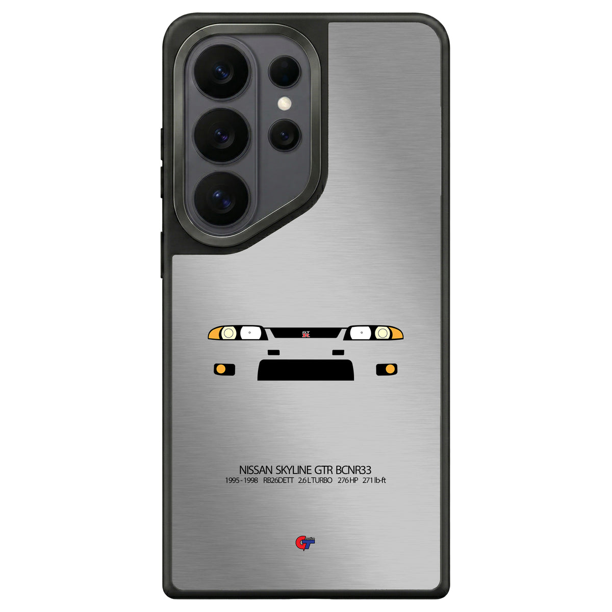Nissan Skyline GTR BCNR33 Samsung Case-Silver-GTmotive Cases