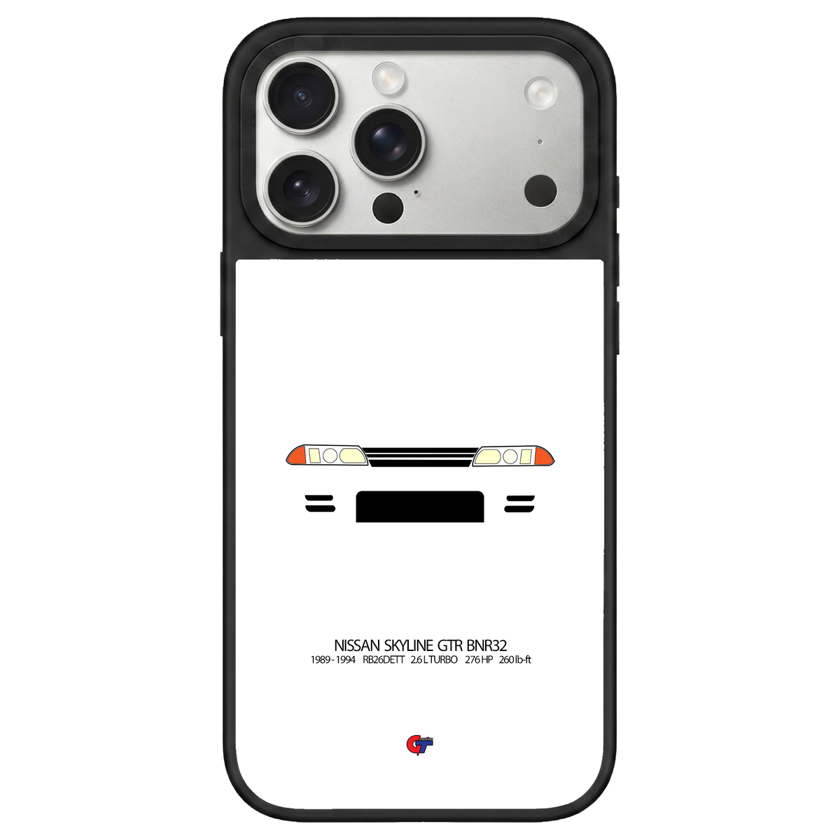 Nissan Skyline GTR BNR32 iPhone Case-White-GTmotive Cases