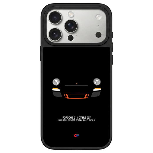 Porsche 911 GT3RS 997 iPhone Case-Black-GTmotive Cases