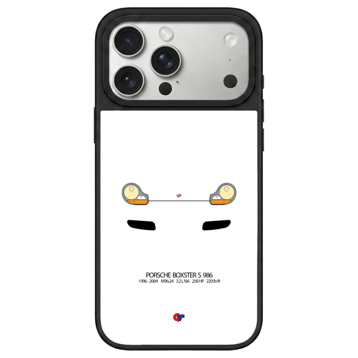 Porsche Boxster 986 iPhone Case-White-GTmotive Cases