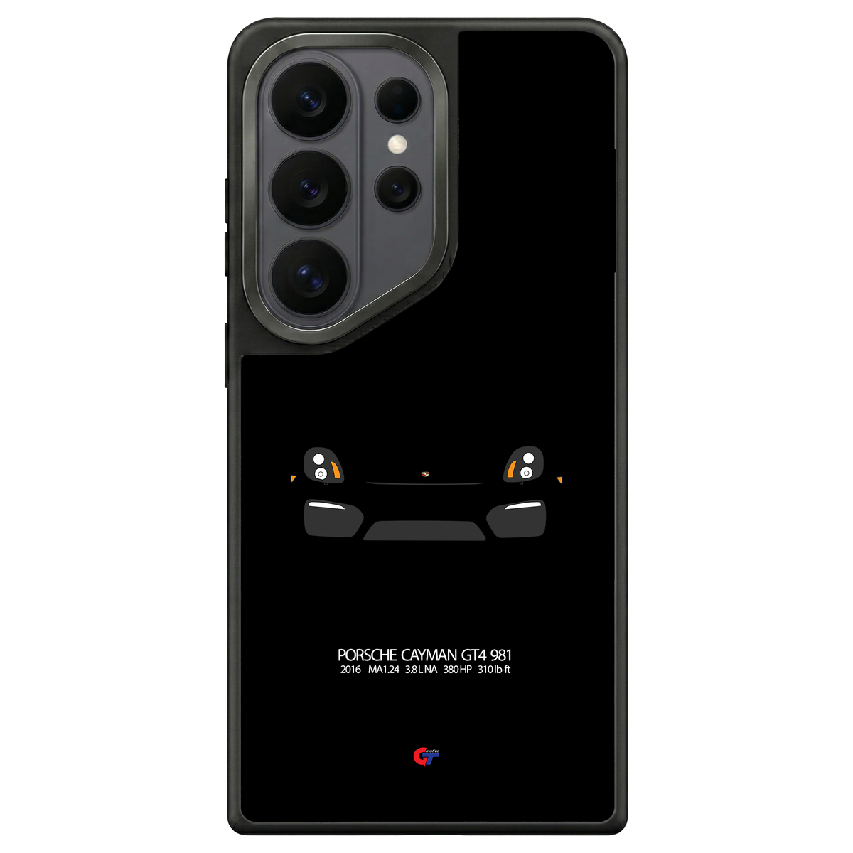 Porsche Cayman GT4 981 Samsung Case-Black-GTmotive Cases