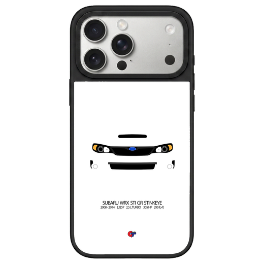 Subaru WRX STI GRB (Stinkeye) iPhone Case-White-GTmotive Cases