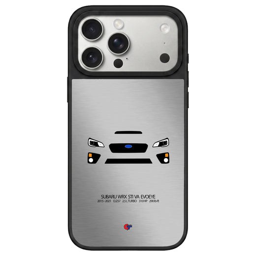 Subaru WRX STI VAB (Evoeye) iPhone Case-Silver-GTmotive Cases