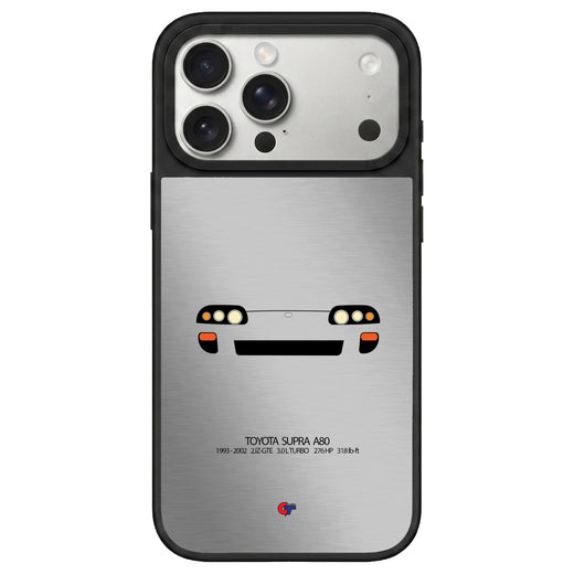 Toyota Supra A80 iPhone Case-Silver-GTmotive Cases