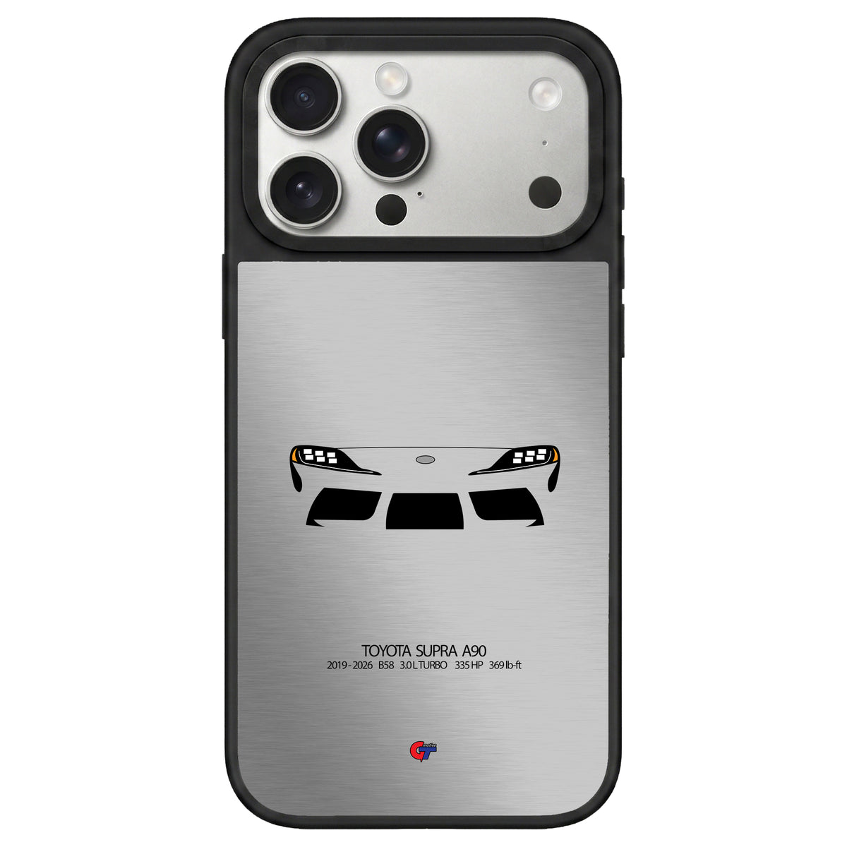 Toyota Supra A90 iPhone Case-Silver-GTmotive Cases