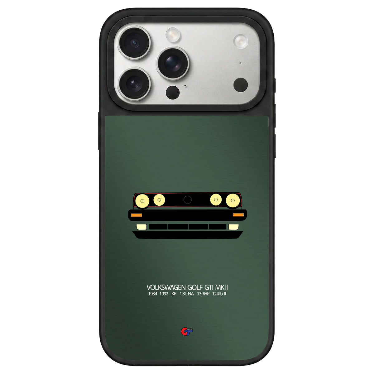 Volkswagen Golf GTI Mk II iPhone Case-Green-GTmotive Cases