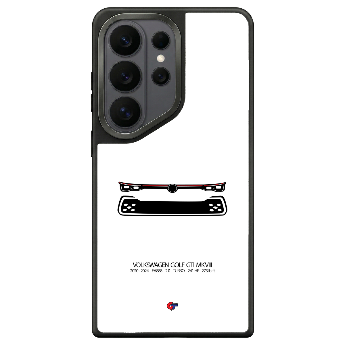 Volkswagen Golf GTI Mk VIII Samsung Case-White-GTmotive Cases